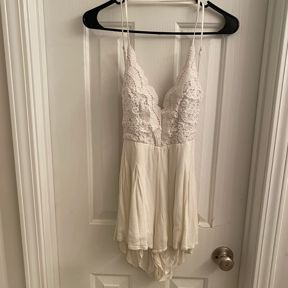 Lulu cross back romper